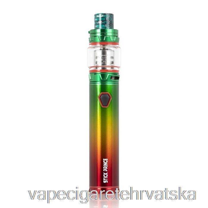 Vape Cigarete Smok Stick Princ Kit - Pen-style Tfv12 Princ Zeleni Rasta